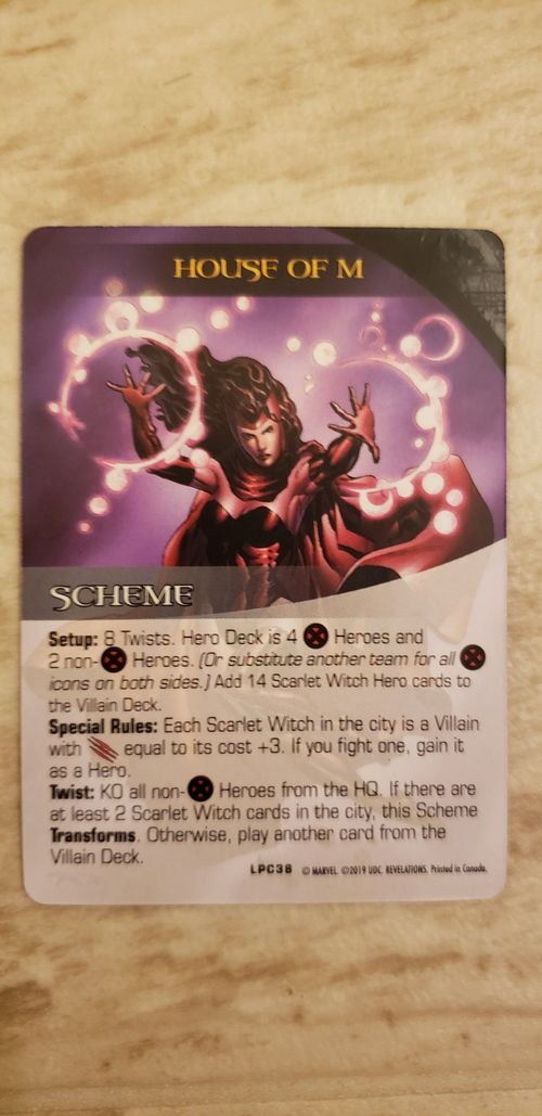 Legendary: A Marvel Deck Building Game – House of M Promo Card thumbnail