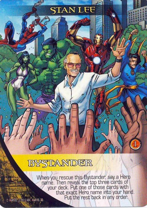 Legendary: A Marvel Deck Building Game – Stan Lee Bystander Promo thumbnail