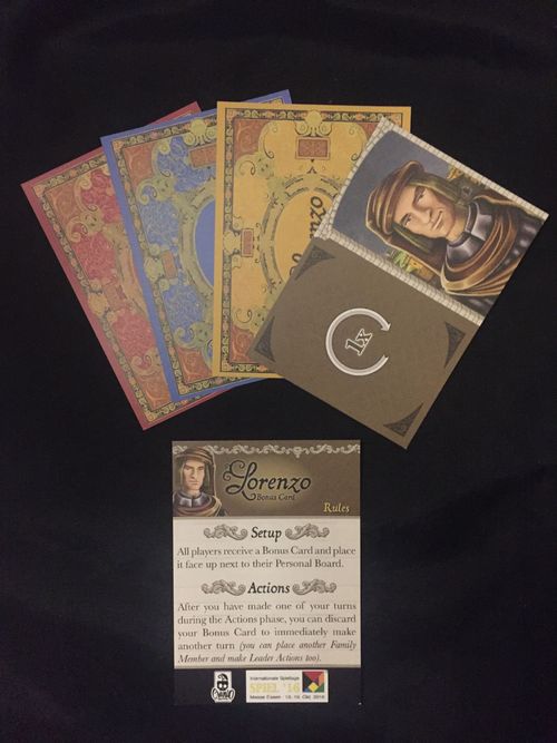 Lorenzo il Magnifico: Bonus Card expansion thumbnail