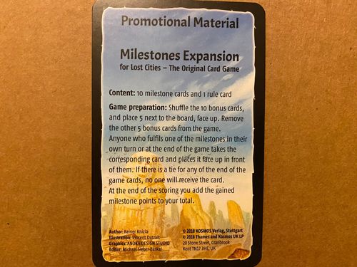 Lost Cities: Milestones thumbnail