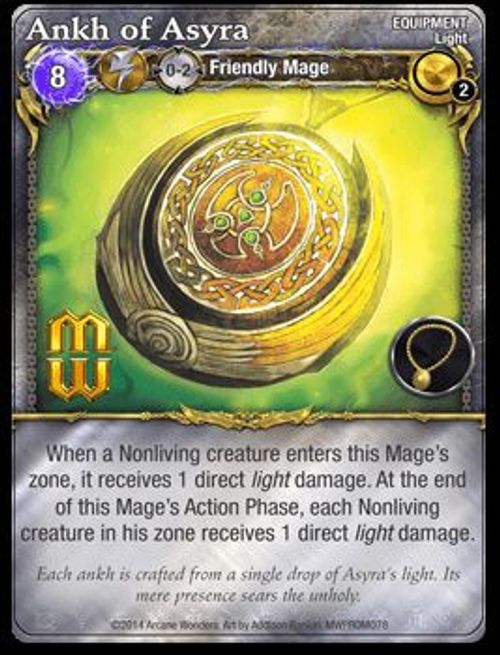 Mage Wars: Ankh of Asyra Promo Card thumbnail
