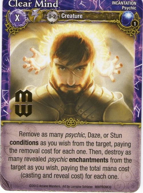 Mage Wars: Clear Mind Promo Card thumbnail