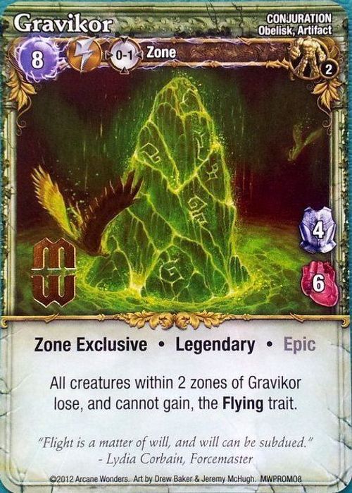 Mage Wars: Gravikor Promo Card thumbnail