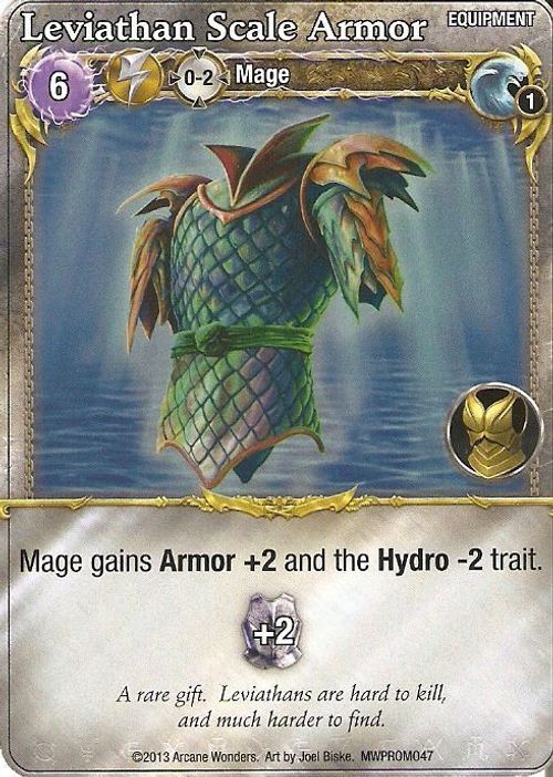 Mage Wars: Leviathan Scale Armor Promo Card thumbnail