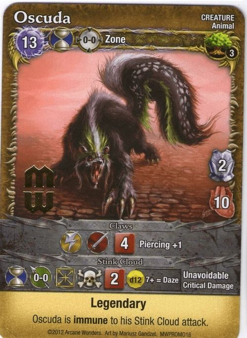 Mage Wars: Oscuda Promo Card thumbnail