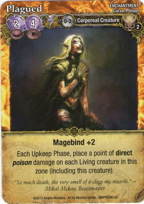 Mage Wars: Plagued Promo Card thumbnail