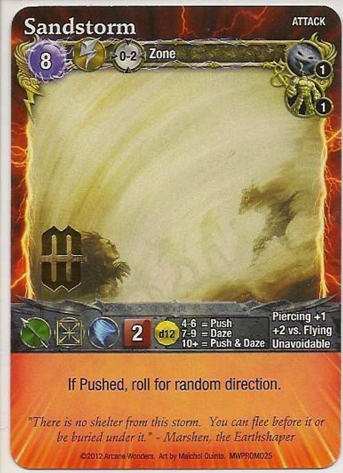 Mage Wars Sandstorm Promo Card thumbnail
