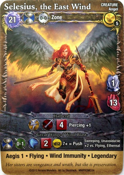 Mage Wars: Selesius, the East Wind Promo Card thumbnail