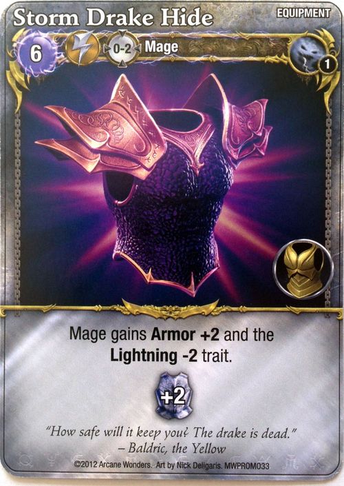 Mage Wars: Storm Drake Hide Promo Card thumbnail