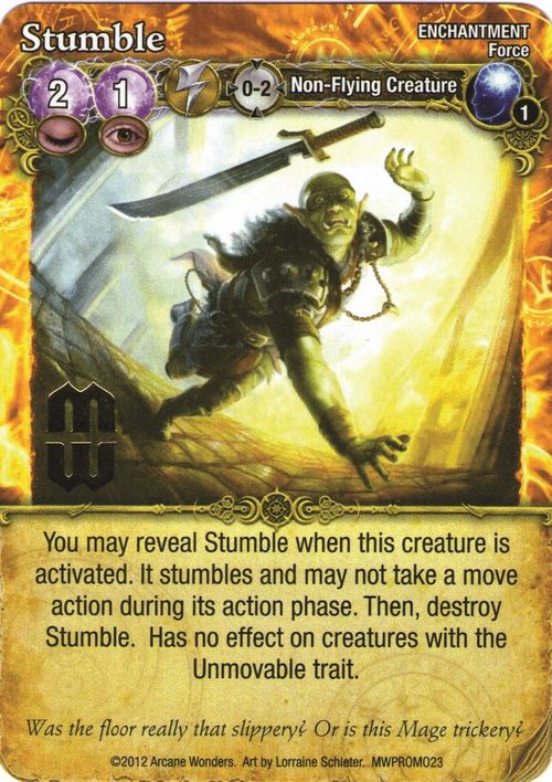 Mage Wars: Stumble Promo Card thumbnail