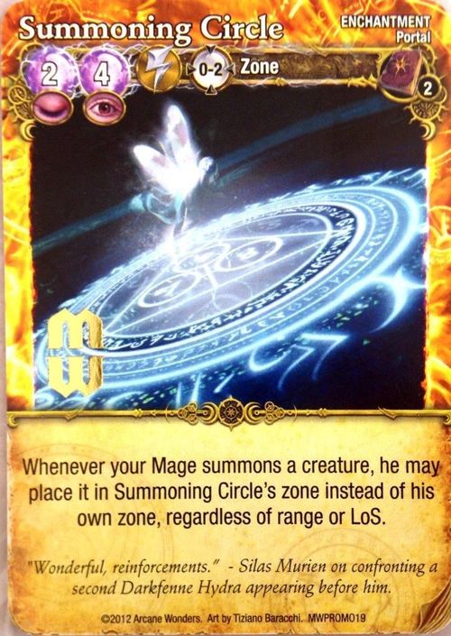 Mage Wars: Summoning Circle Promo Card thumbnail