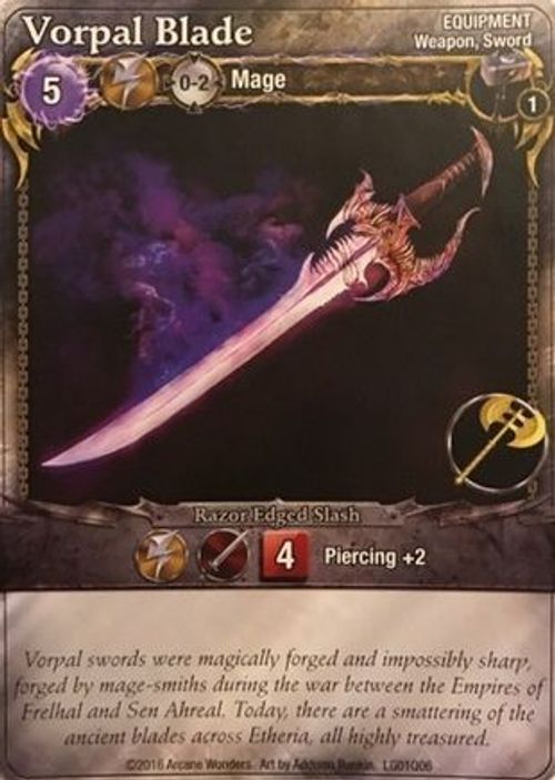 Mage Wars: Vorpal Blade Promo Card thumbnail