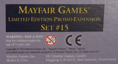 Mayfair Games' Limited Edition Promo Expansion Set #15 thumbnail
