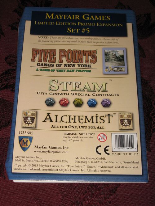 Mayfair Games Limited Edition Promo Expansion Set #5 thumbnail