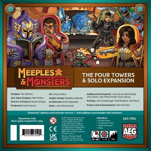 Meeples & Monsters: The Four Towers and Solo Expansion thumbnail