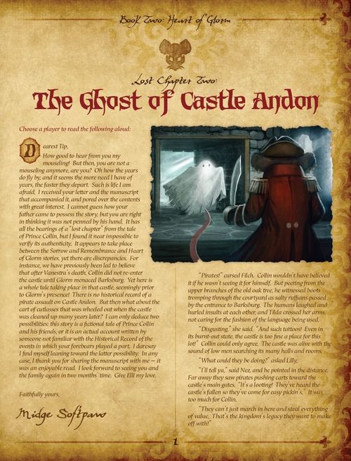 Mice and Mystics: Lost Chapter – The Ghost of Castle Andon thumbnail