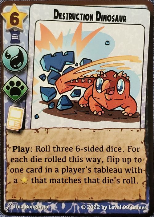 Millennium Blades: Destruction Dinosaur Promo Card thumbnail