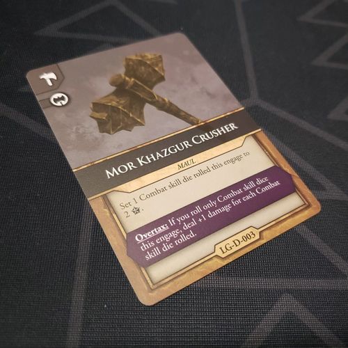 The Elder Scrolls: Betrayal of the Second Era – Mor Khazgur Crusher Promo Card thumbnail