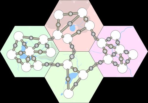 Morphogea: A Modular Hex Map (fan expansion for Power Grid) thumbnail