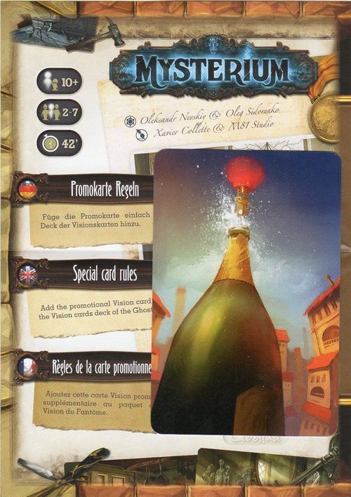 Mysterium: Brettspiel Adventskalender 2017 Promo thumbnail