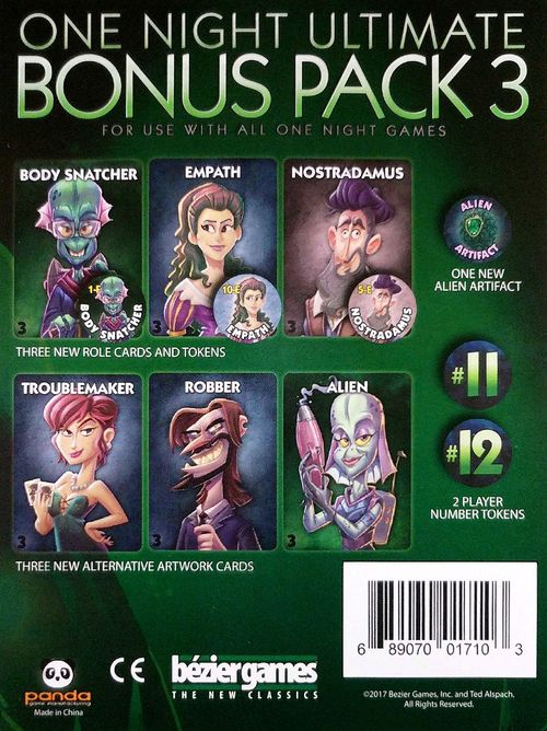 One Night Ultimate Werewolf: Bonus Pack 3 thumbnail