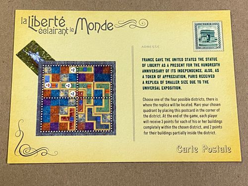 Paris: La Cité de la Lumière – La Liberté éclairant le monde Carte Postale thumbnail