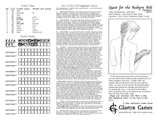 Quest for the Auburn Pelt: A PageQuest Game thumbnail