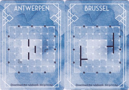 Railroad Ink: Brussel and Antwerpen Blueprint Promo Card thumbnail