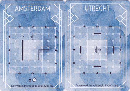 Railroad Ink: Utrecht and Amsterdam Blueprint Promo Card thumbnail