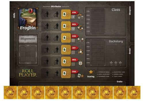 Roll Player: Frogkin Promo Punchboard thumbnail