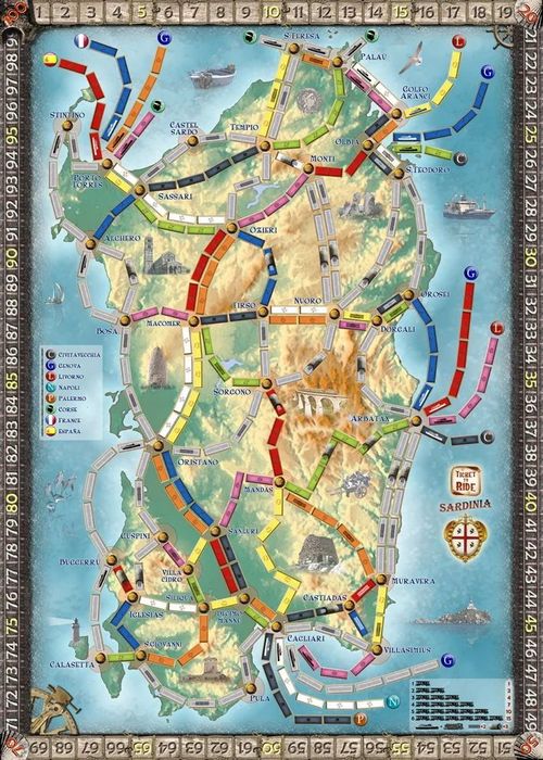 Sardinia (fan expansion for Ticket to Ride) thumbnail