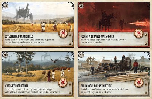 Scythe: Promo Pack #3 – Objective Cards 24-27 thumbnail