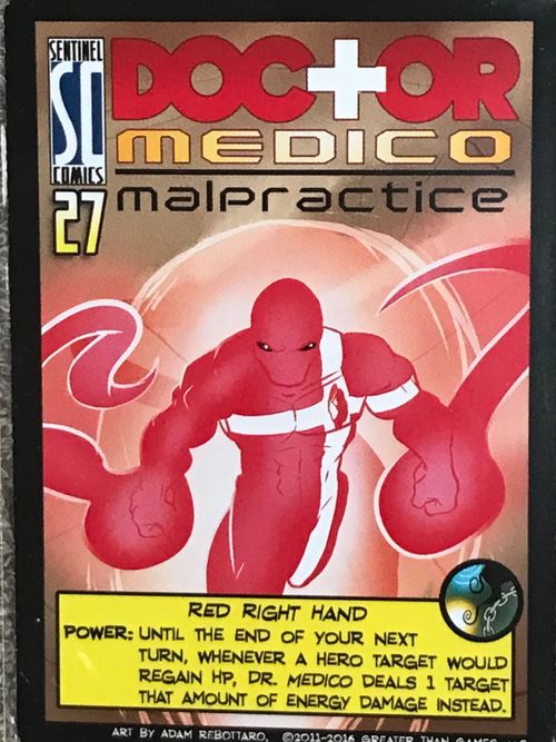 Sentinels of the Multiverse: Dr. Medico, Malpractice Promo Card thumbnail