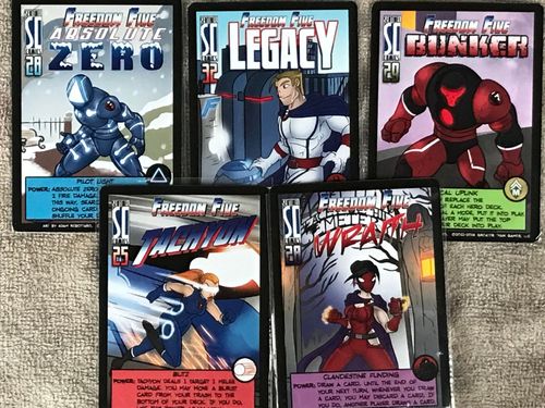 Sentinels of the Multiverse: Freedom Five Promo Cards thumbnail