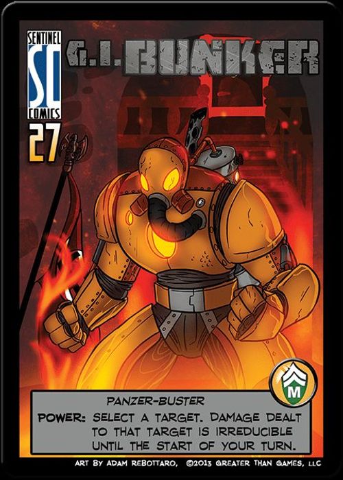 Sentinels of the Multiverse: G.I. Bunker Promo Card thumbnail