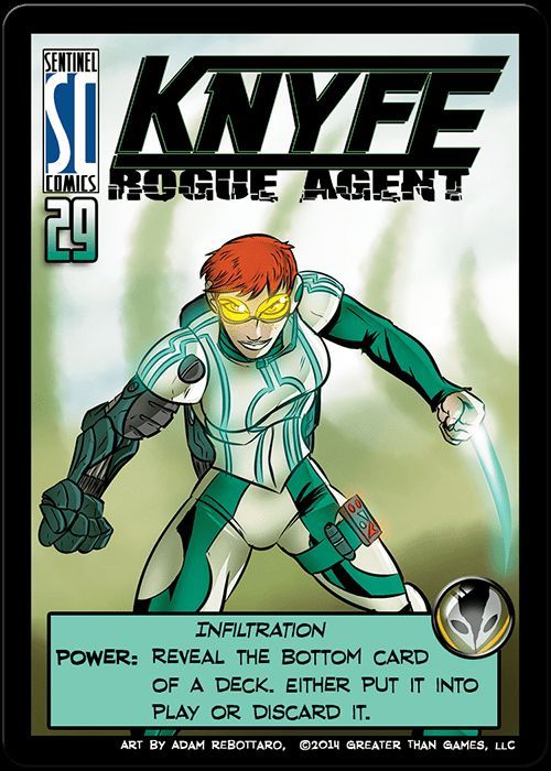 Sentinels of the Multiverse: KNYFE Rogue Agent Promo Card thumbnail