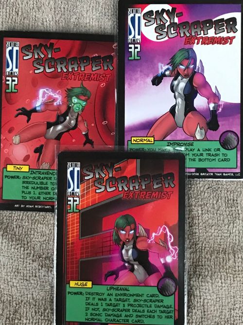 Sentinels of the Multiverse: Sky-Scraper Extremists Promo Cards thumbnail