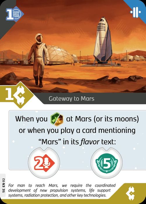 SETI: Search for Extraterrestrial Intelligence – Gateway to Mars Promo Card thumbnail