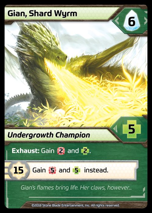 Shards of Infinity: Gian, Shard Wyrm Promo Card thumbnail