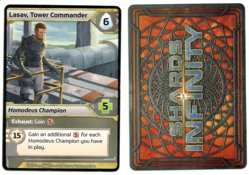 Shards of Infinity: Lasav, Tower Commander Promo Card thumbnail