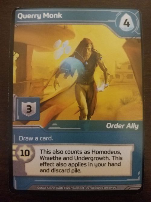 Shards of Infinity: Querry Monk Promo Card thumbnail