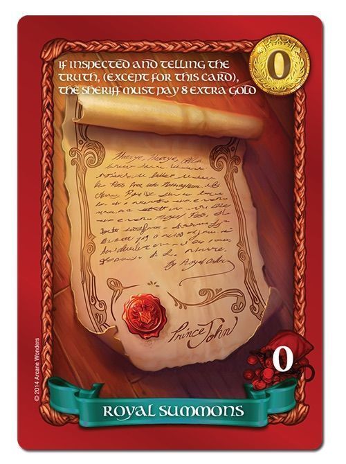 Sheriff of Nottingham: Royal Summons Promo Card thumbnail