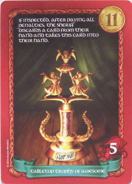 Sheriff of Nottingham: Tabletop Trophy of Awesome thumbnail