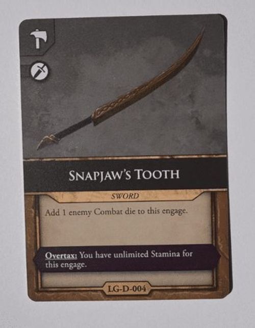 The Elder Scrolls: Betrayal of the Second Era – Snapjaw's Tooth Promo Card thumbnail