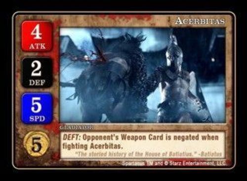 Spartacus: Acerbitas Promo Card thumbnail