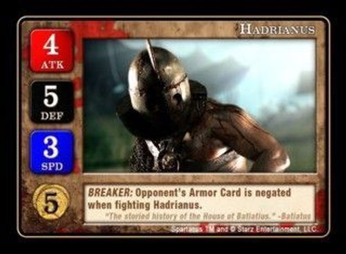 Spartacus: Hadrianus Promo Card thumbnail