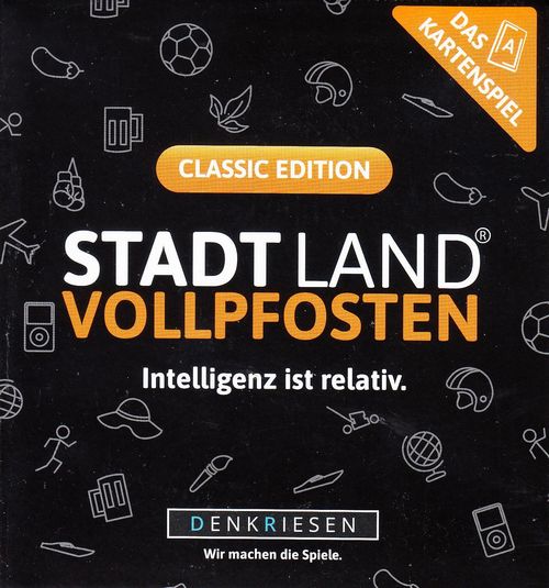 Stadt Land Vollpfosten: Das Kartenspiel – Classic Edition thumbnail