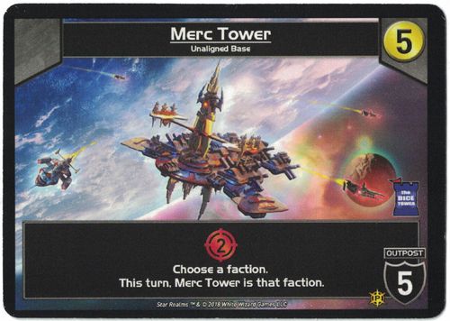 Star Realms: Merc Tower Promo Card thumbnail