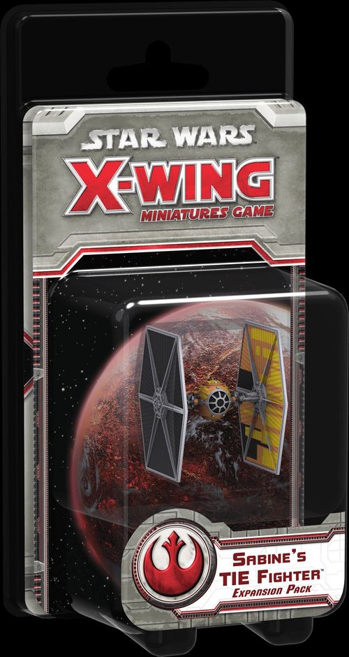 Star Wars: X-Wing Miniatures Game – Sabine's TIE Fighter Expansion Pack thumbnail