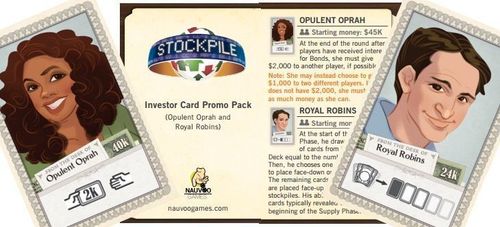 Stockpile: Investor Card Promo Pack #1 – Opulent Oprah and Royal Robins thumbnail